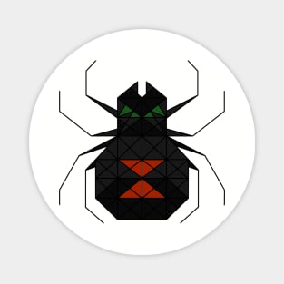 Black Widow - Geometric Abstract Magnet